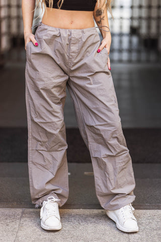 Parachute low rise pants