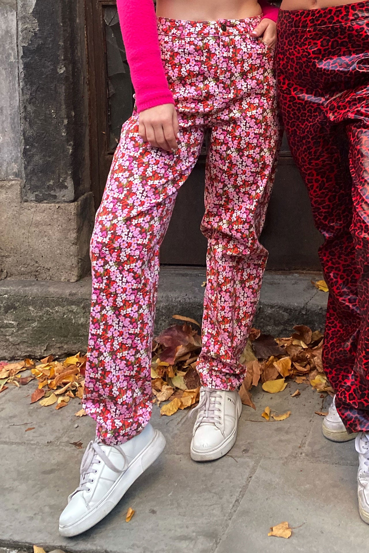 Floral jeans Machine Jean